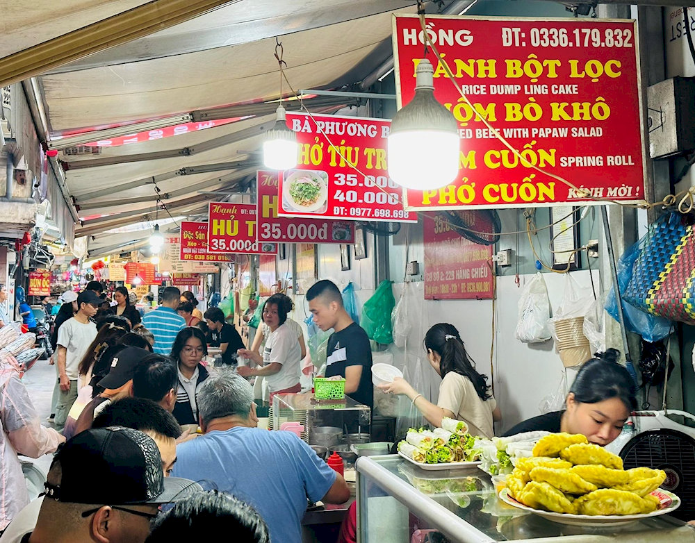 Cheap and good food found at century-old stalls on small Hanoi alley